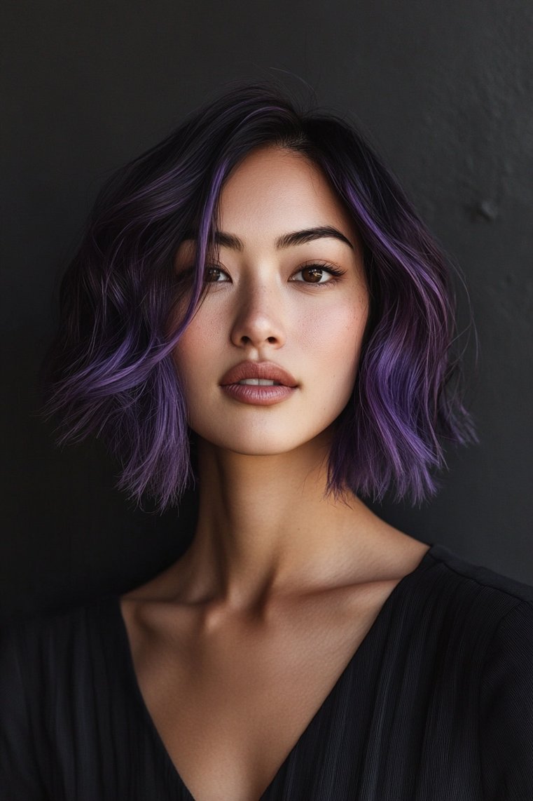 Soft Lilac Balayage