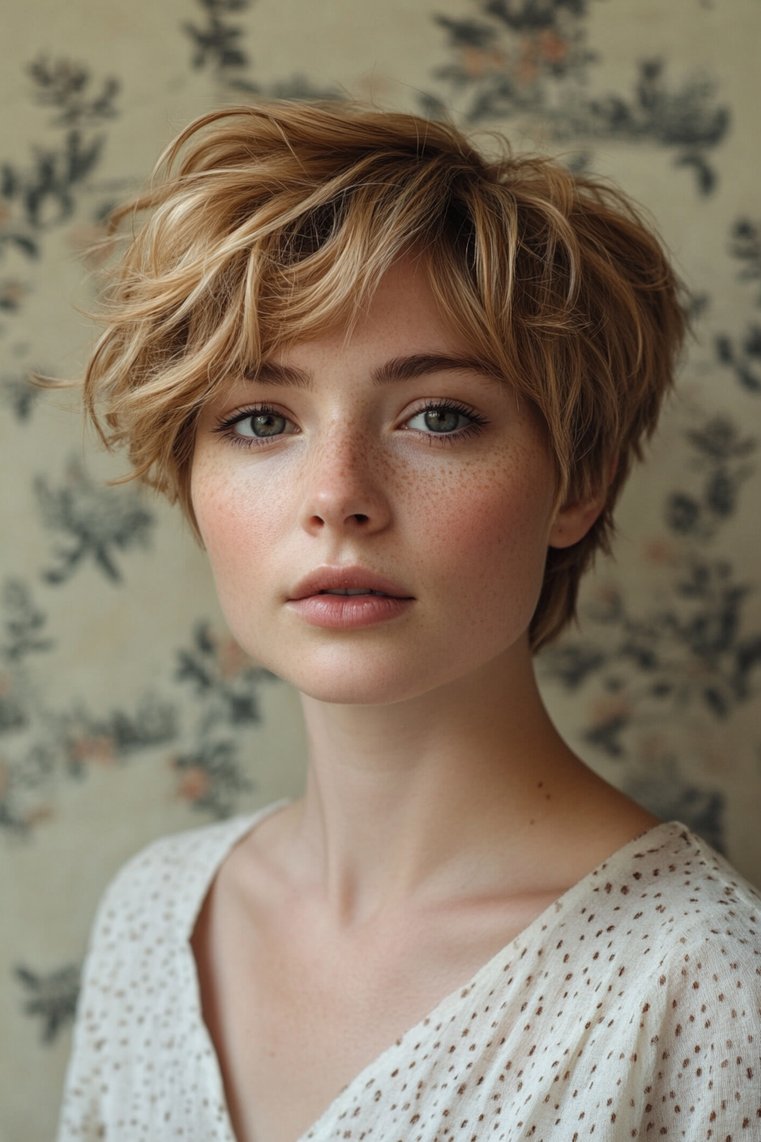 Soft Pixie With Textured Top