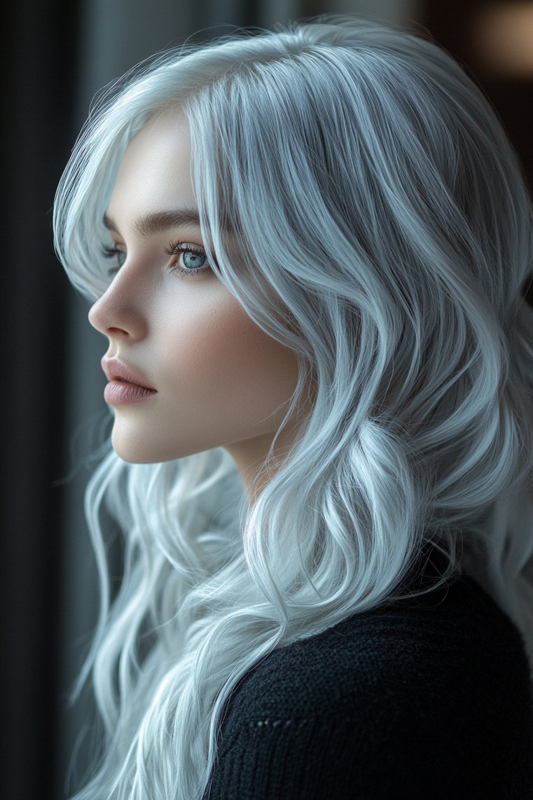 Soft Silver Balayage