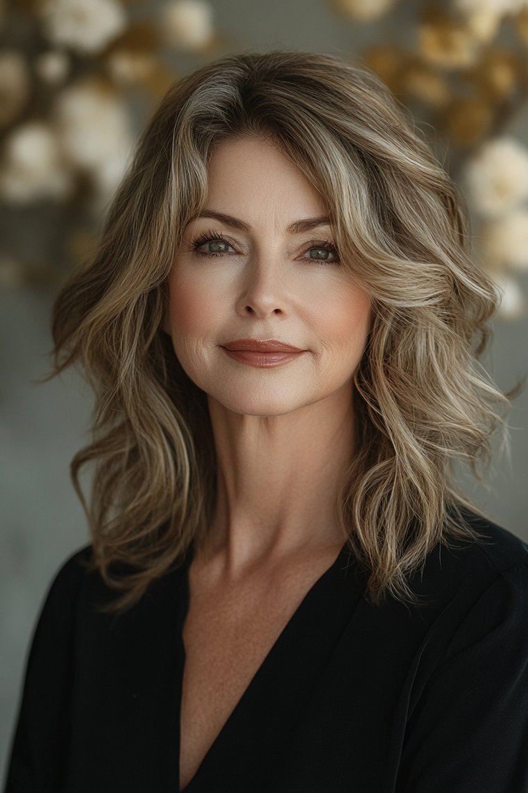 Soft Waves With Highlights