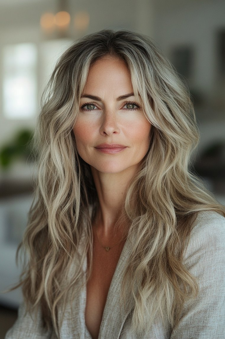 Soft Waves With Highlights