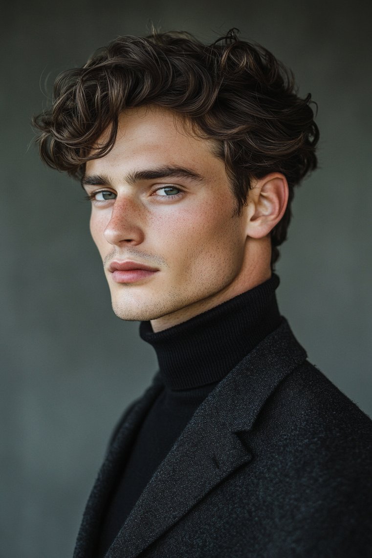 Soft Waves With Side Part