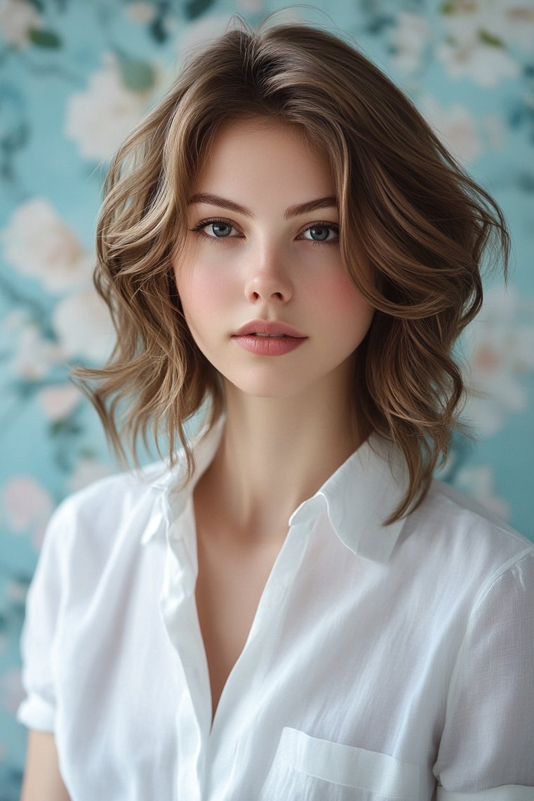 Soft Waves With Side Part