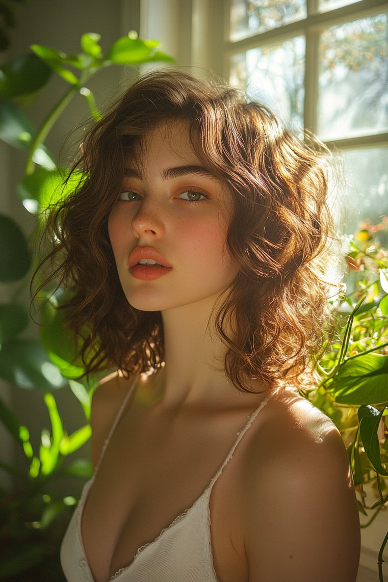 Softly Choppy Curls