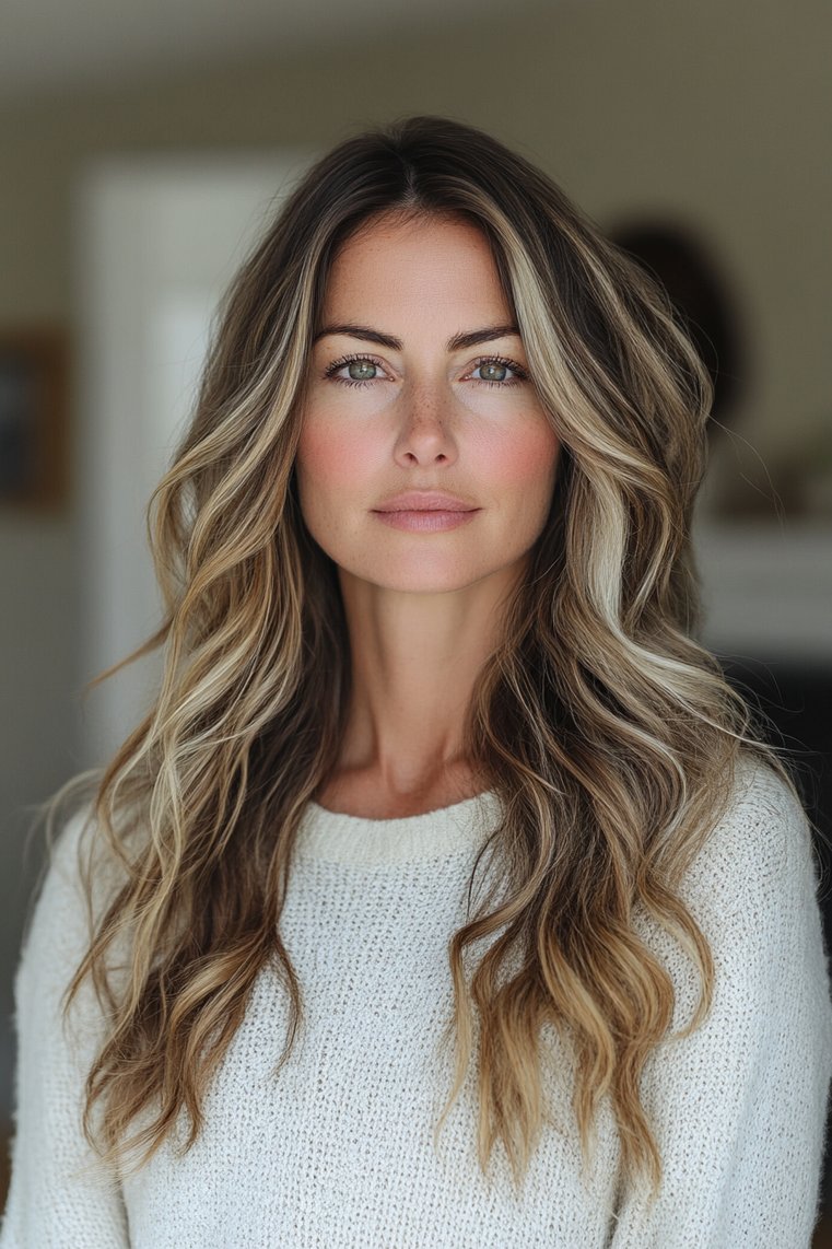 Softly Curled Long Hair