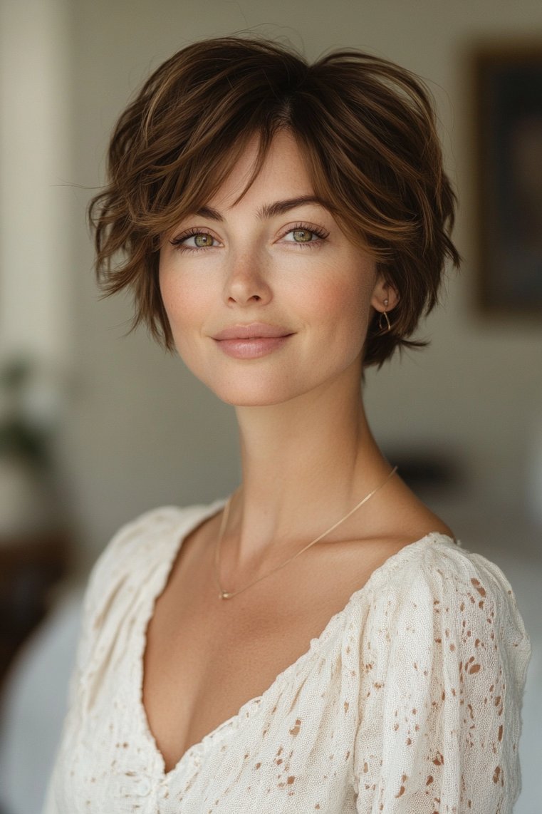 Softly Layered Pixie