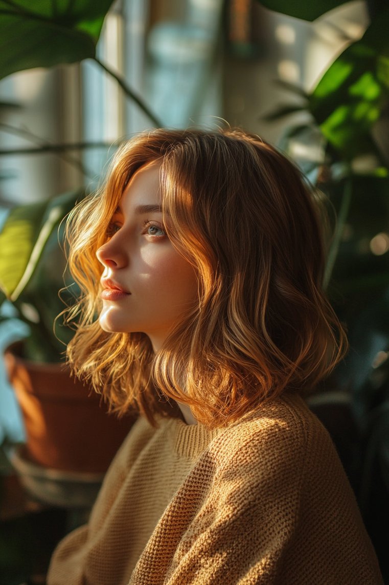 Softly Tousled Lob