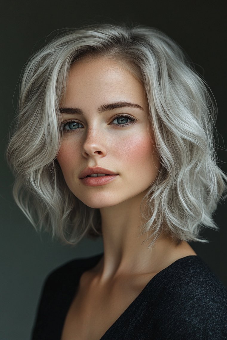 Sophisticated Gray Bob