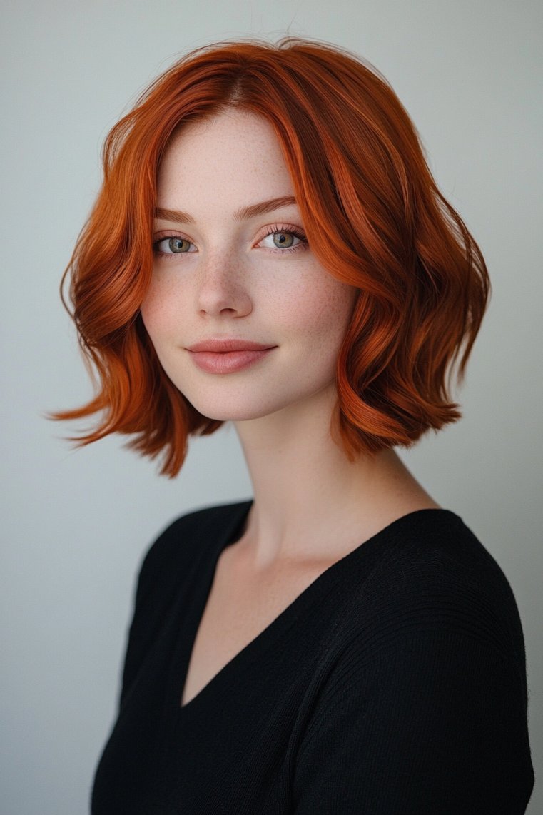 Sophisticated Red Bob