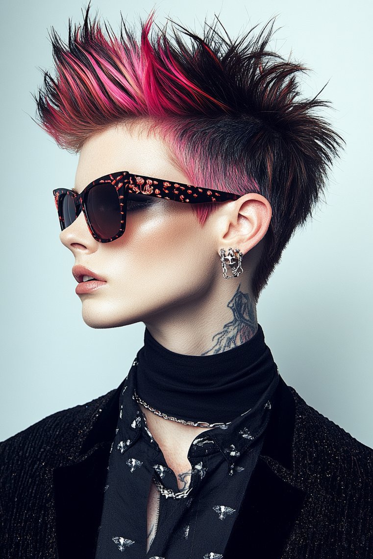 Spiky Comb Over