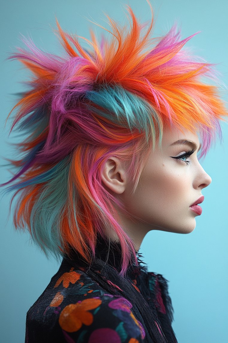 Spiky Hair With a Twist