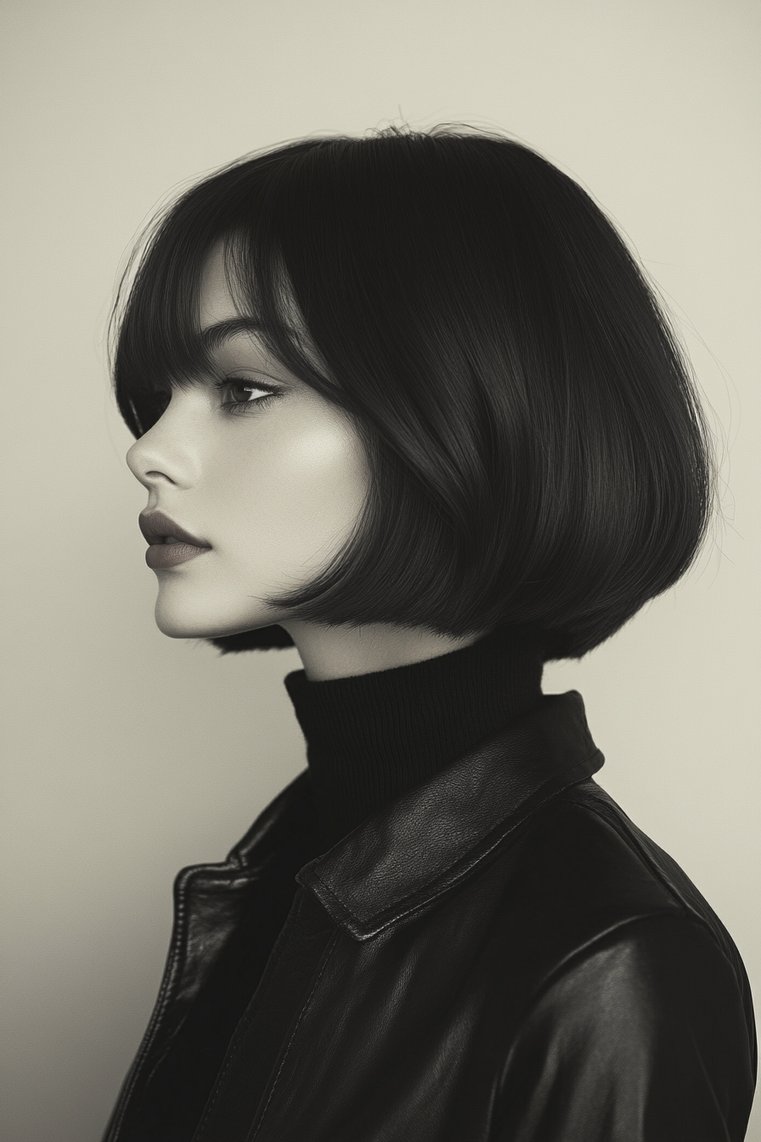 Straight Bob With Flip Ends