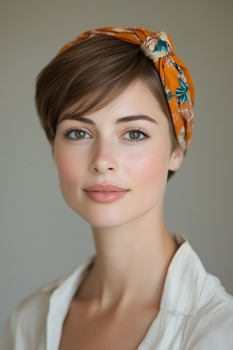 Straight Hair With a Headband