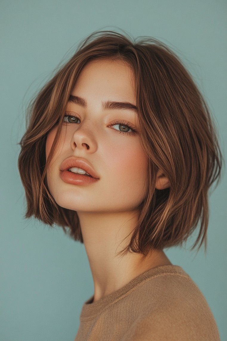 Straight Lob With Angled Ends