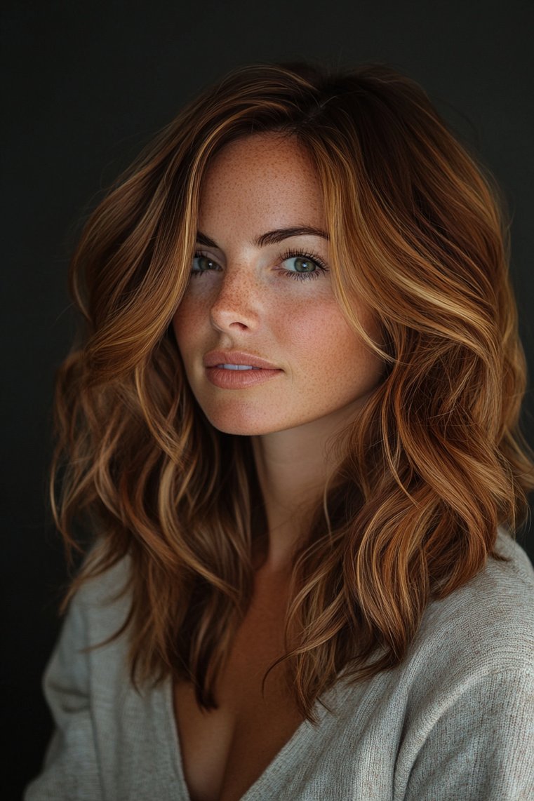 Strawberry Blonde Highlights for a Unique Twist