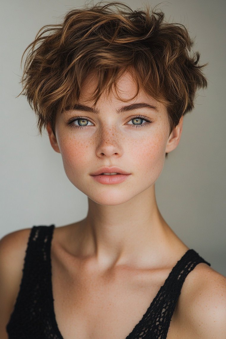 Stylish Choppy Pixie