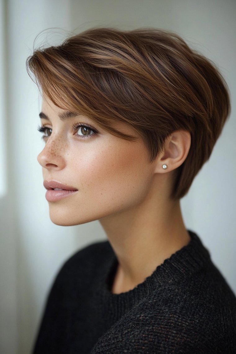 Subtle Honey Brown Accents