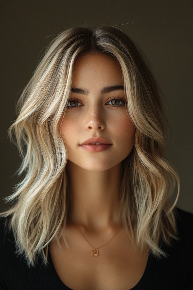 Subtle Wolf Cut With Tapered Ends