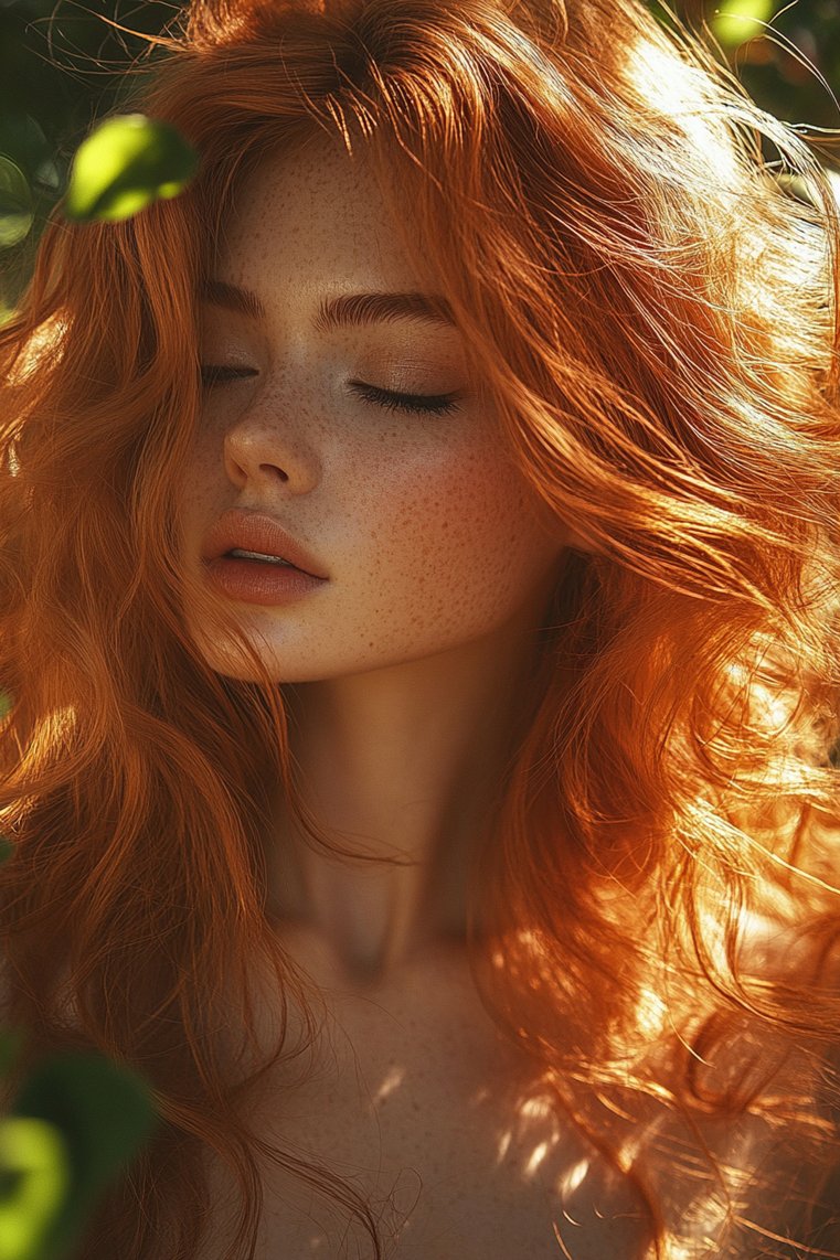 Sun-Kissed Copper Curls
