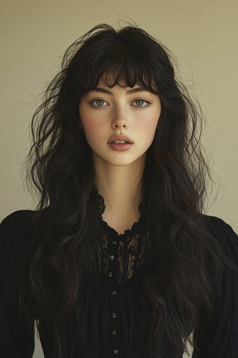 Tapered Bangs