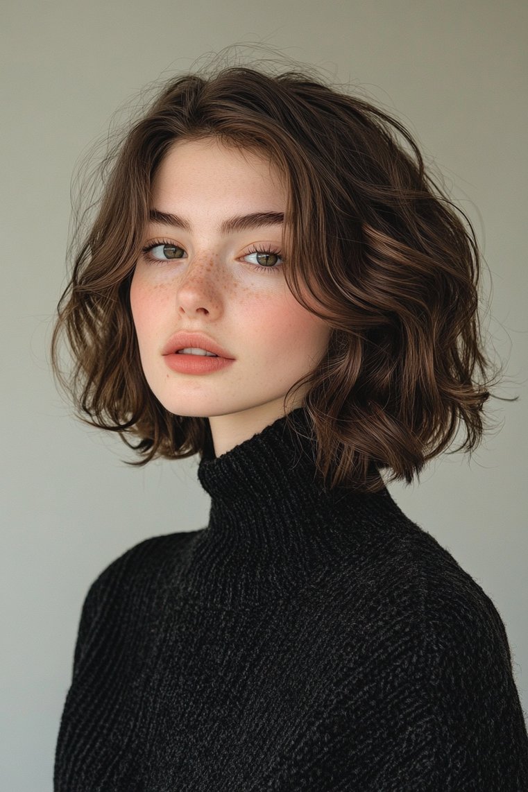 Textured A-Line Bob