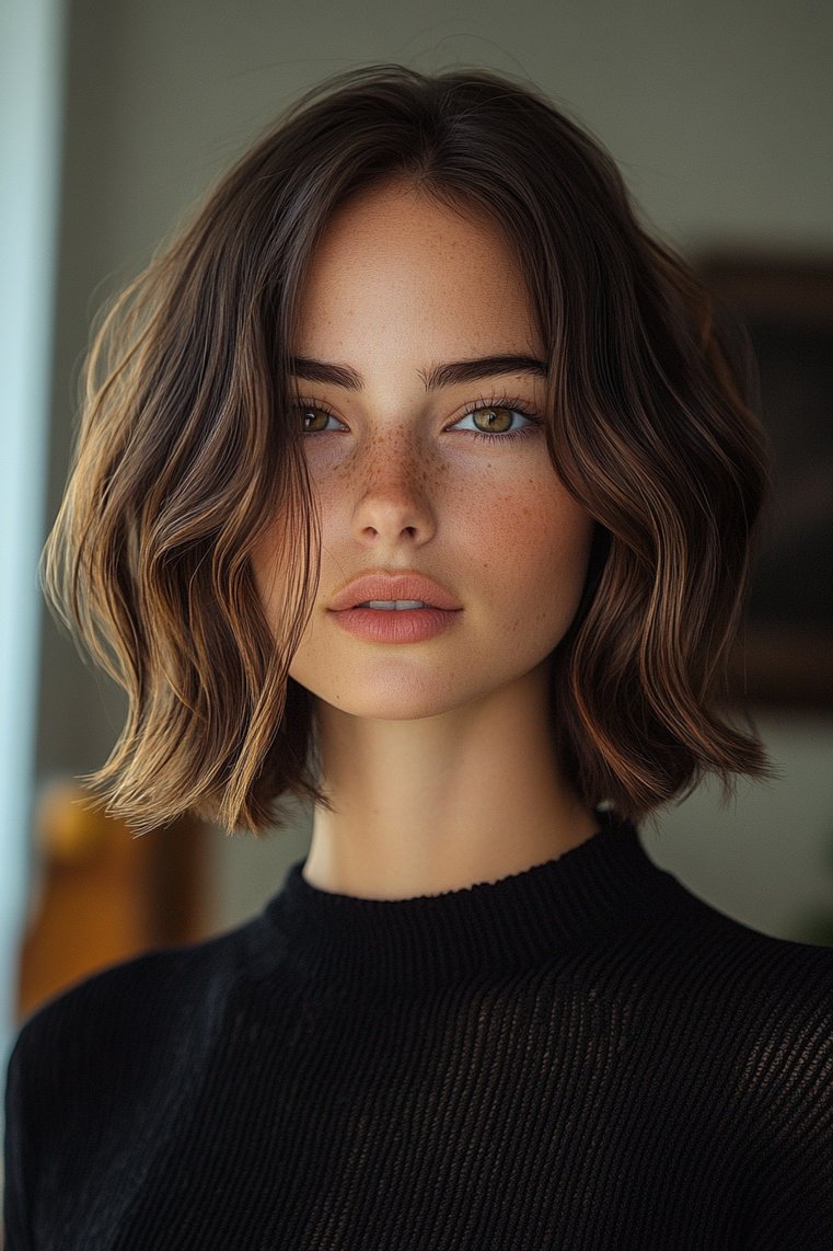 Textured Bob Cut