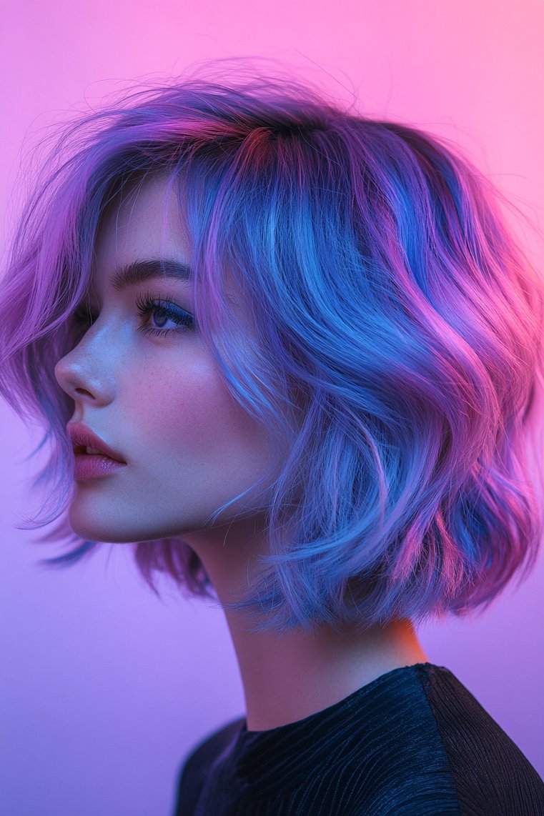 Textured Butterfly Bob