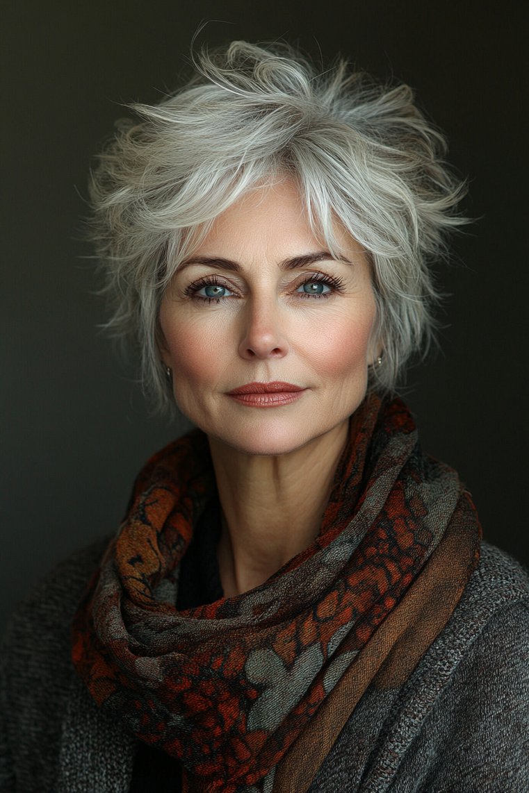 Textured Pixie Cut