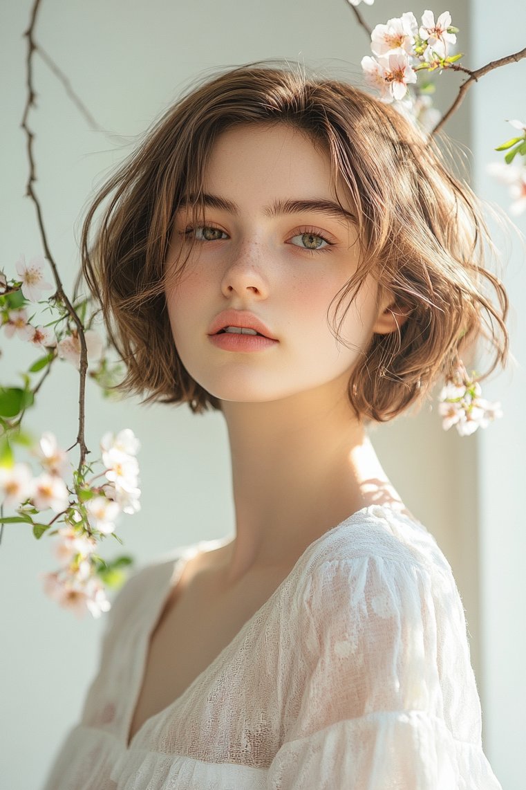 Textured Short Hair