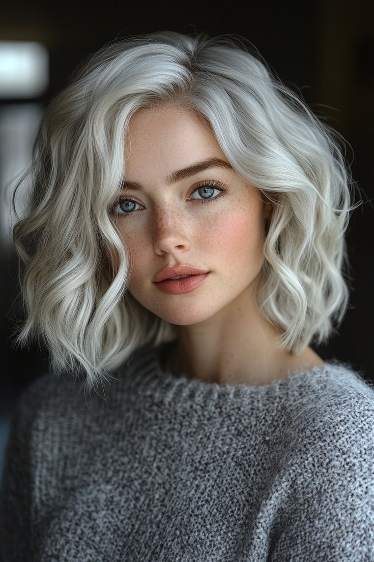 Textured Silver Lob