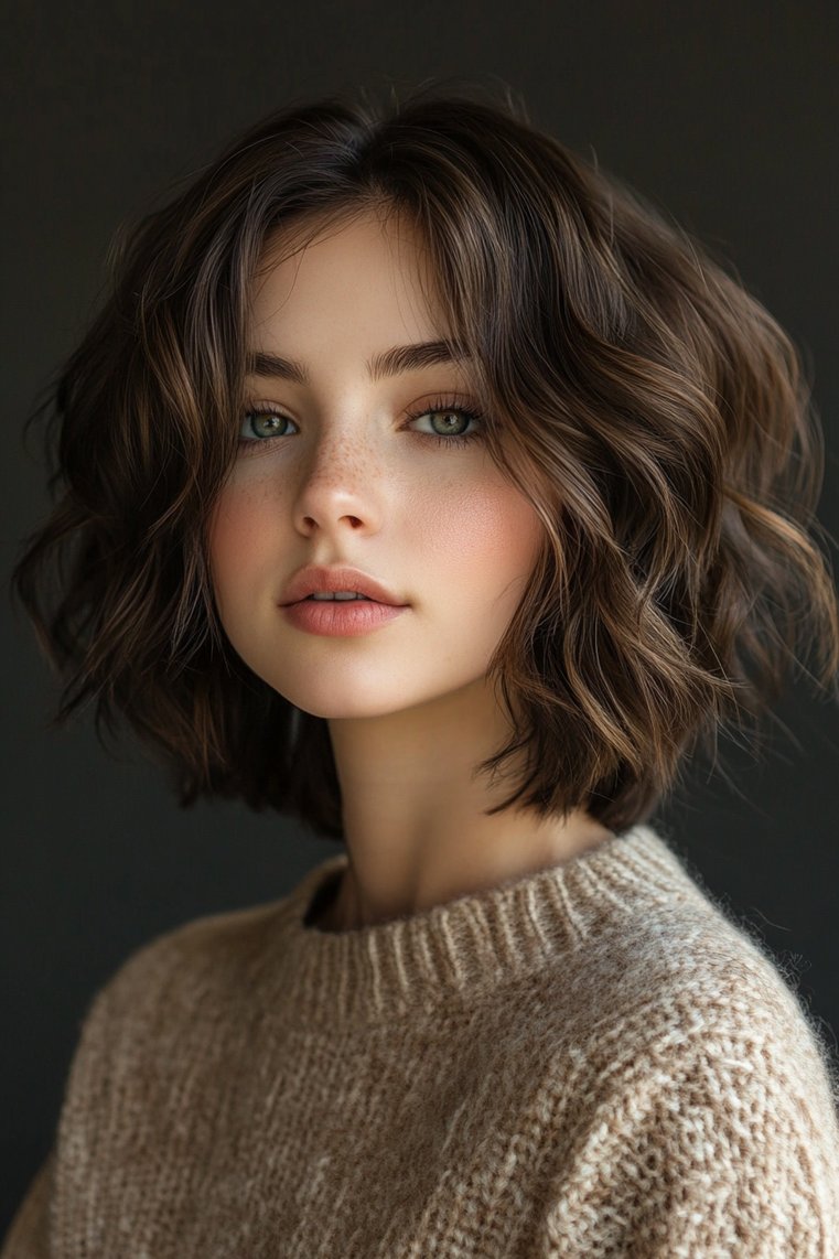 Textured Wavy Bob