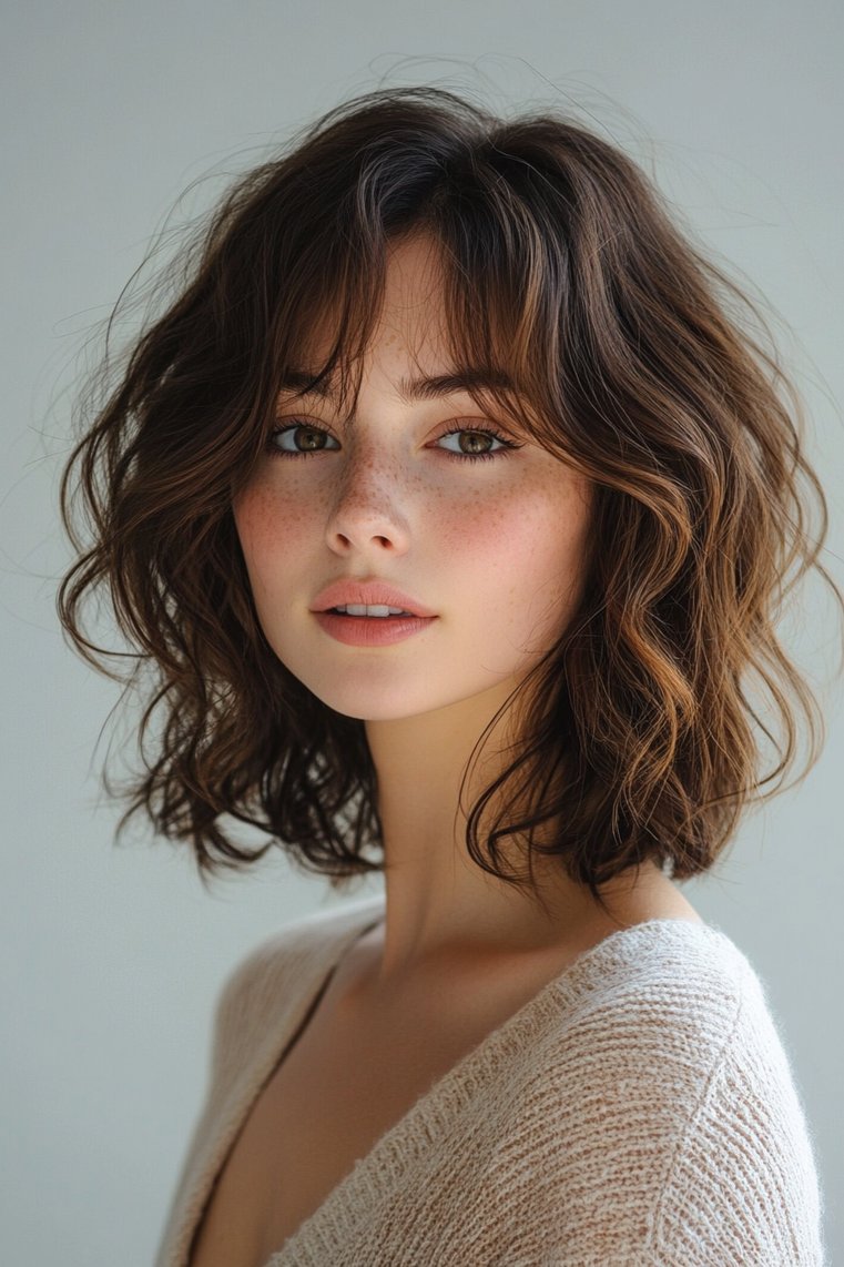 Textured Wavy Bob