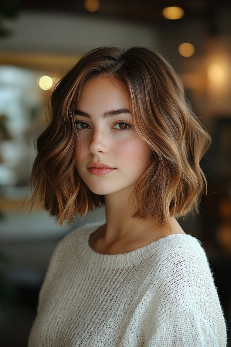 Textured Wavy Bob