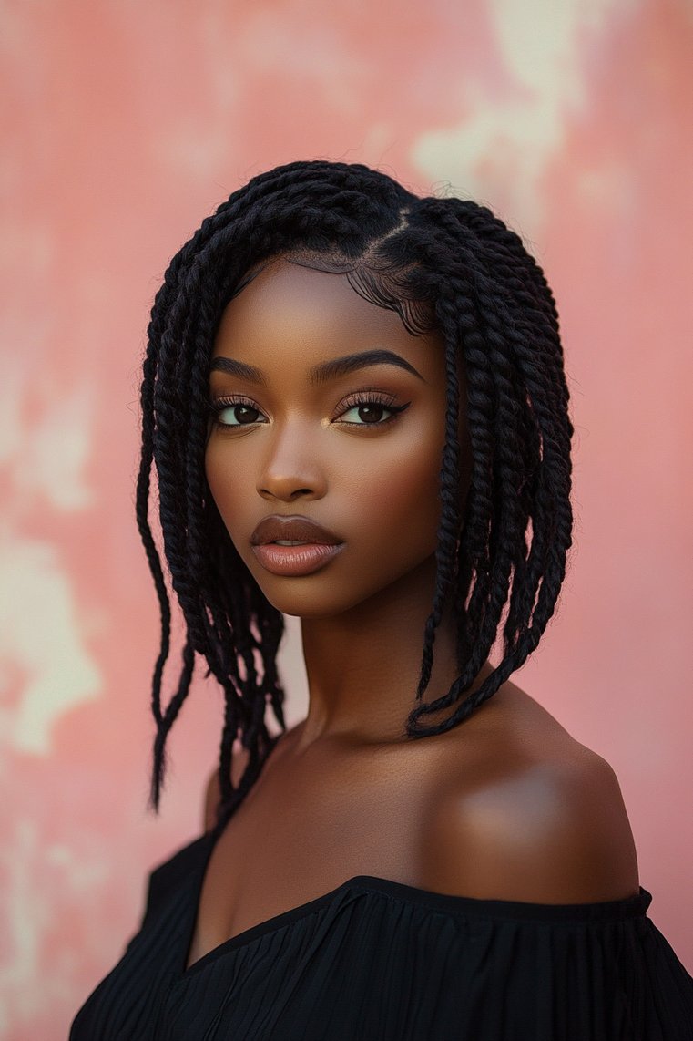 Thick Passion Twists for a Bold Look