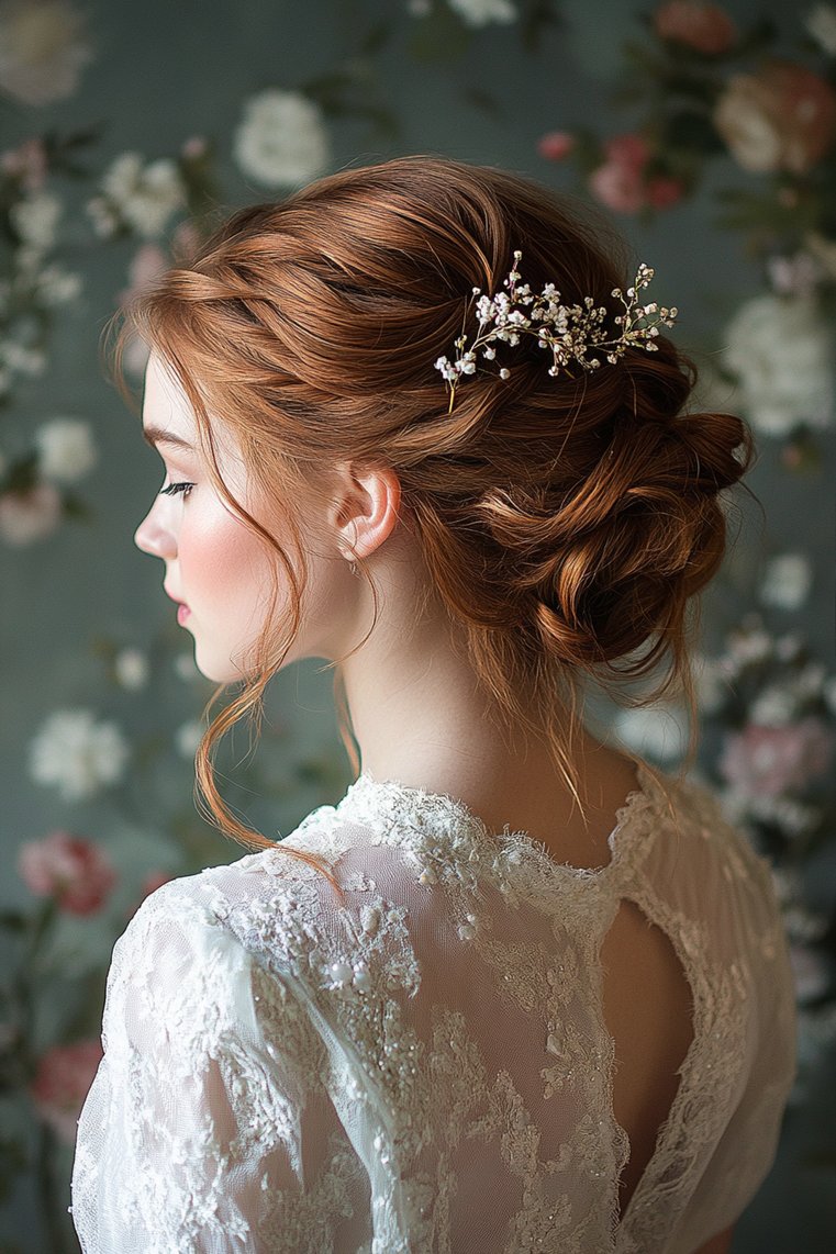 Tucked Updo With Pins