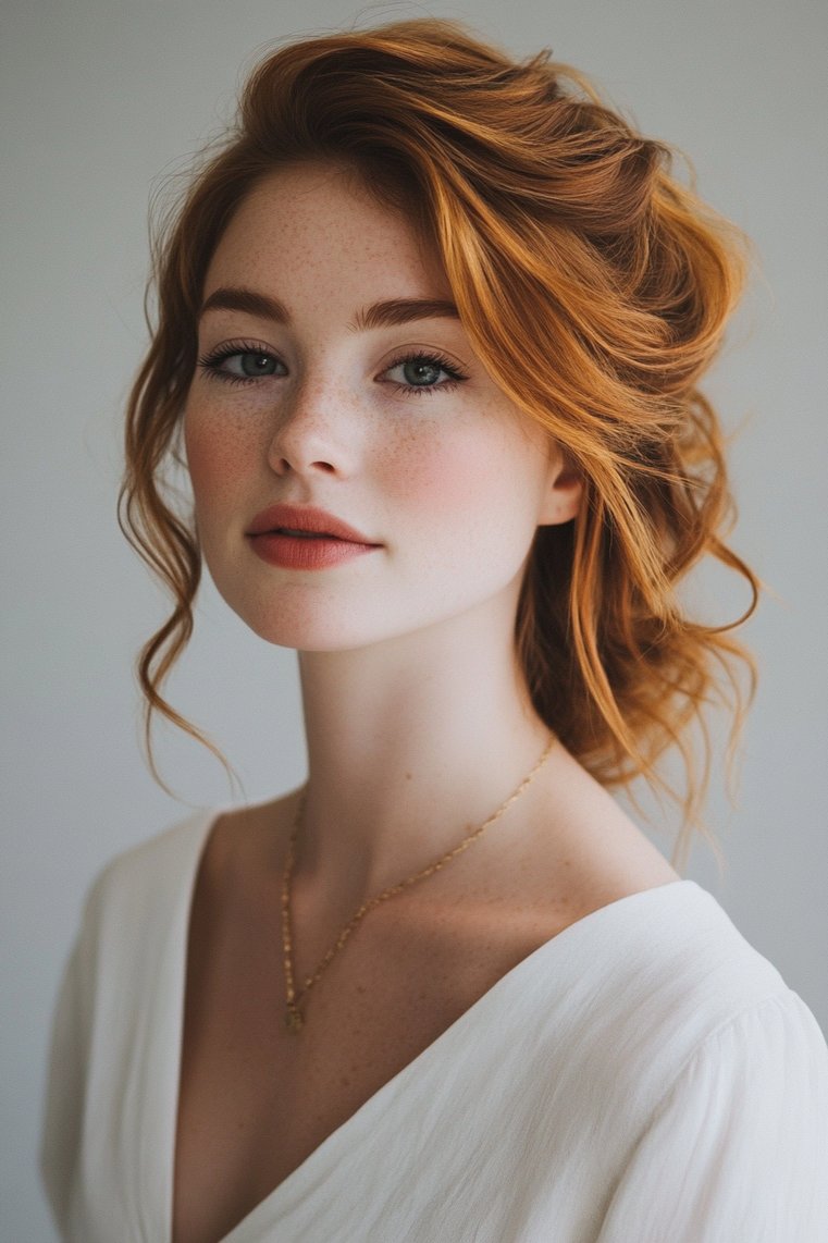 Twisted Half-Up Style