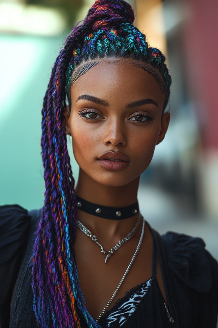 Undercut With Underneath Braids