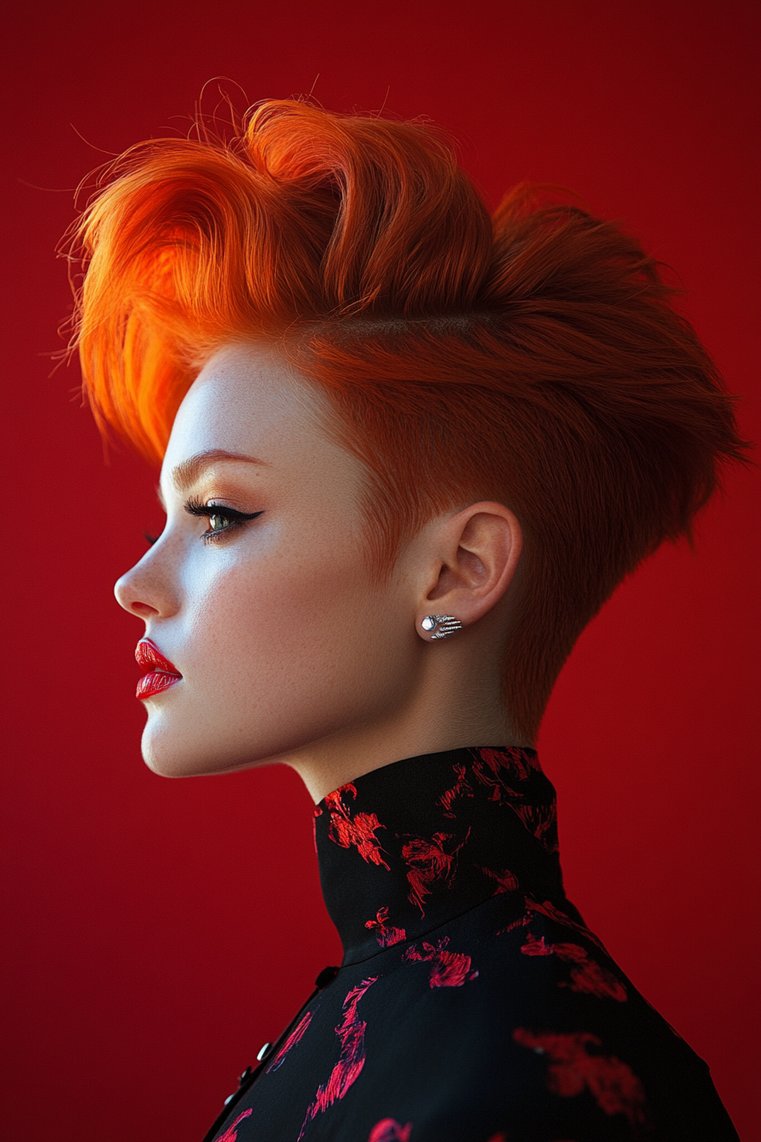 Undercut With a Mohawk Twist