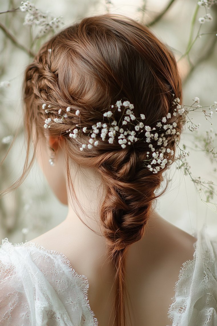 Upside Down Braid Updo