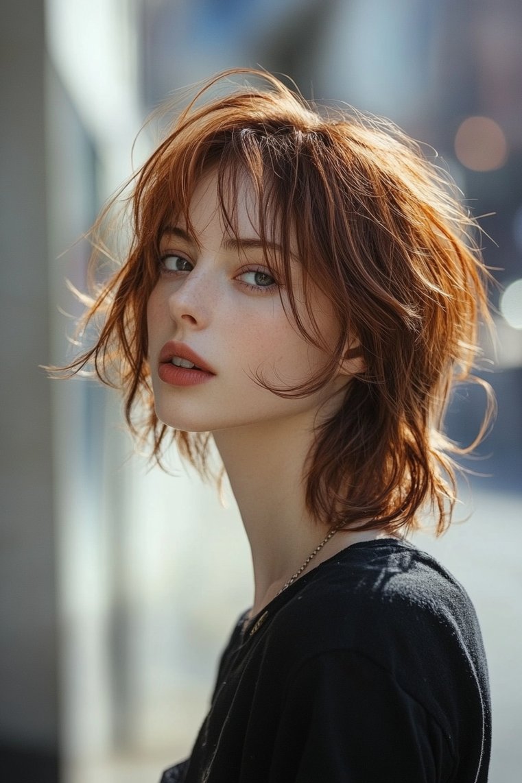 Urban Chic Shag With a Messy Finish