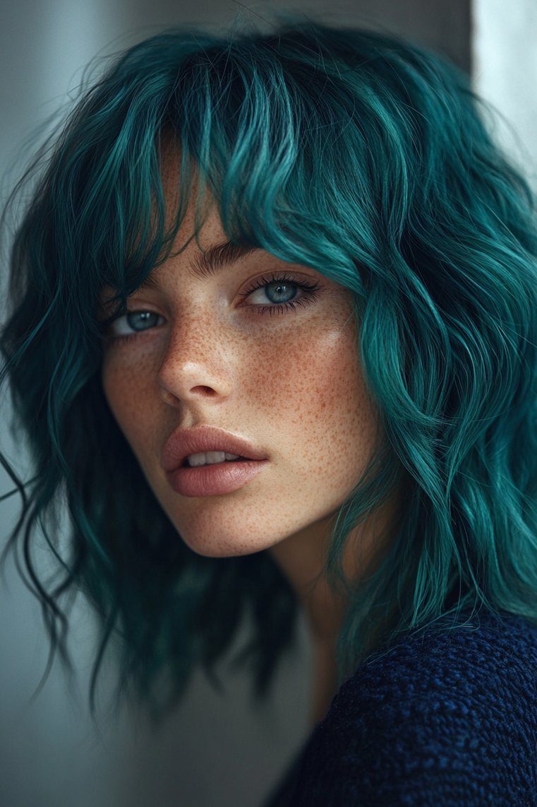 Vibrant Layered Hair