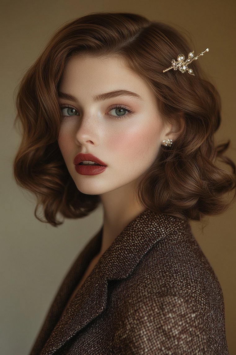 Vintage-Inspired Long Bob