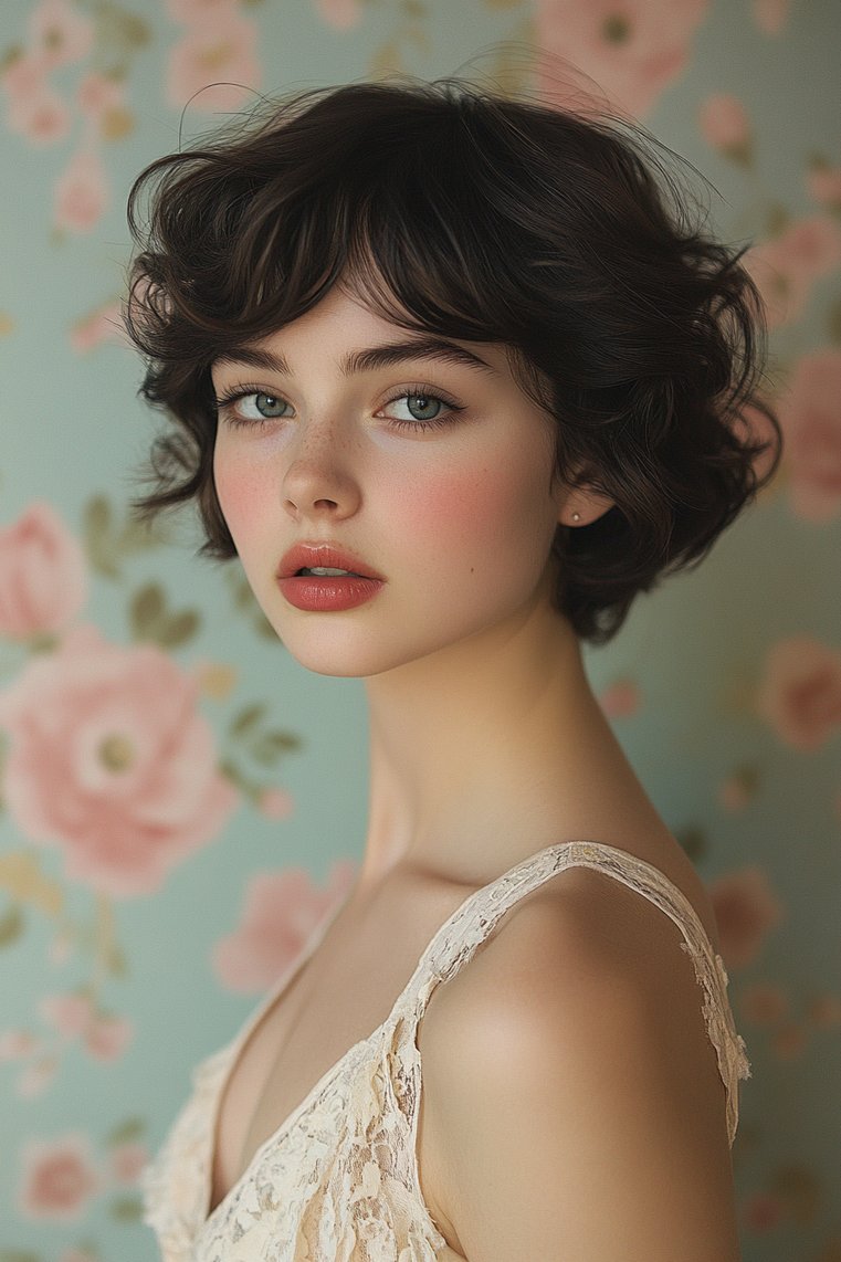 Vintage-Inspired Pixie Cut