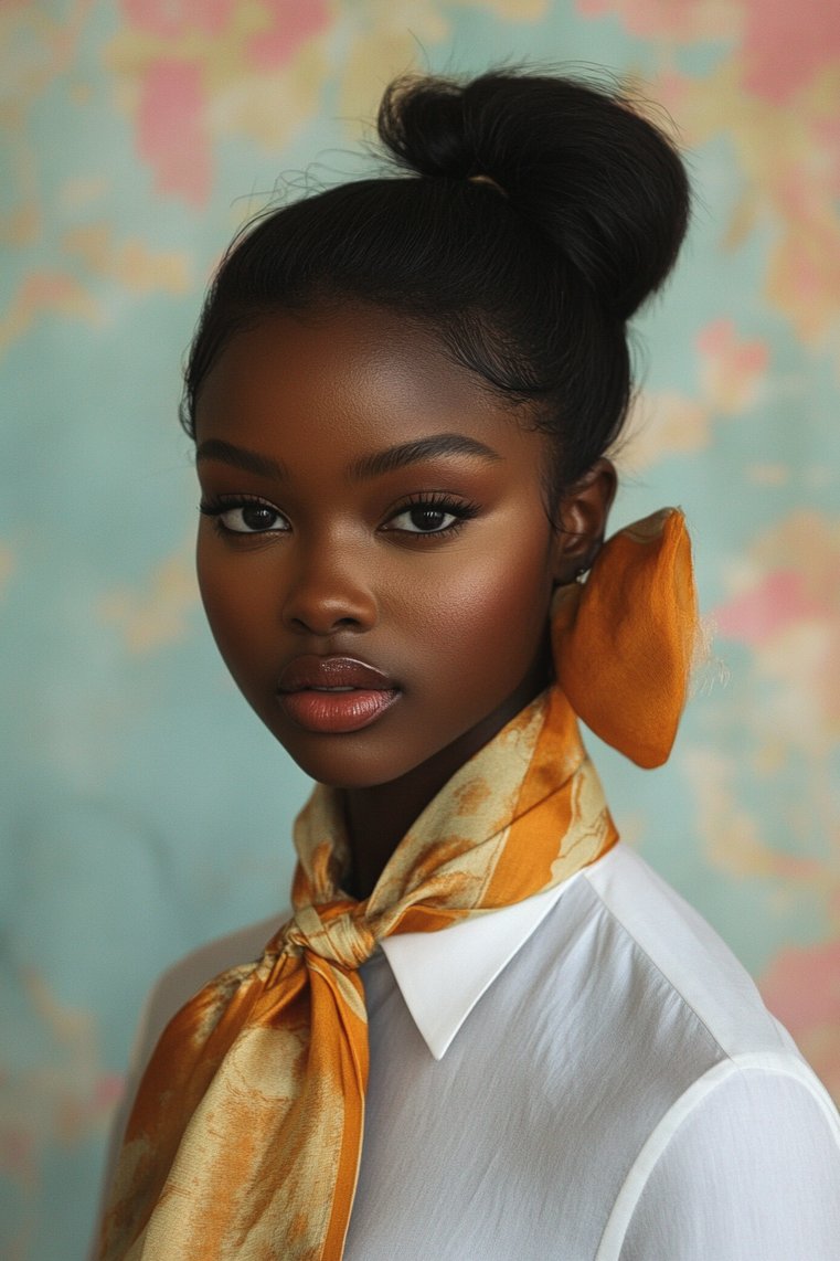 Vintage-Inspired Ponytail