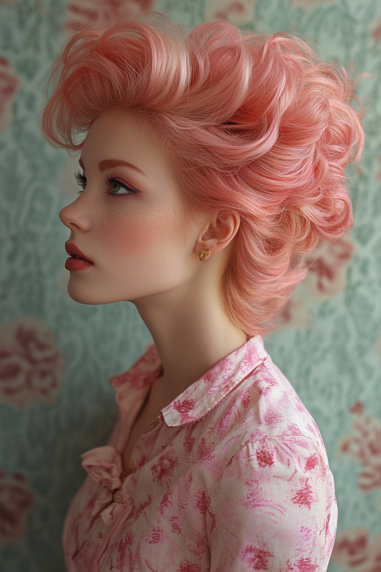Vintage Spiky Hairstyle