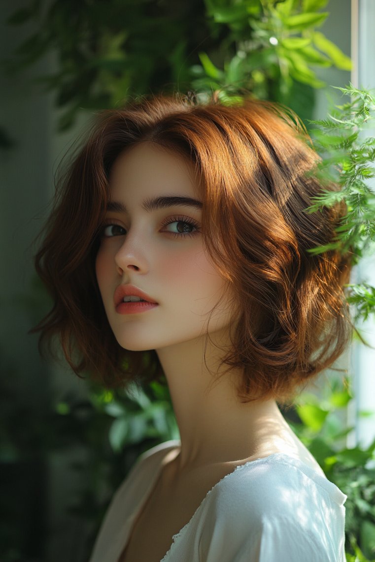 Voluminous Feathered Bob