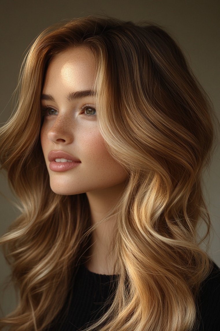 Warm Blonde Balayage