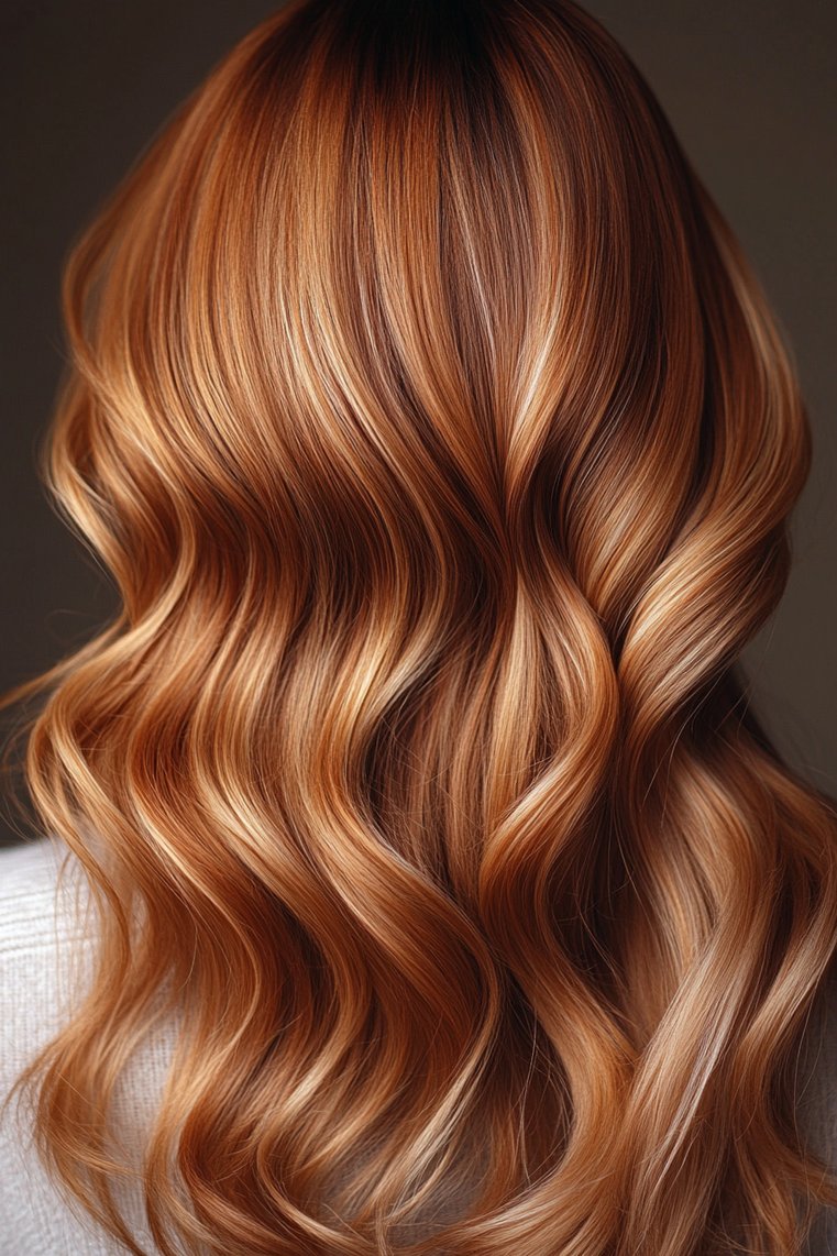 Warm Caramel Balayage