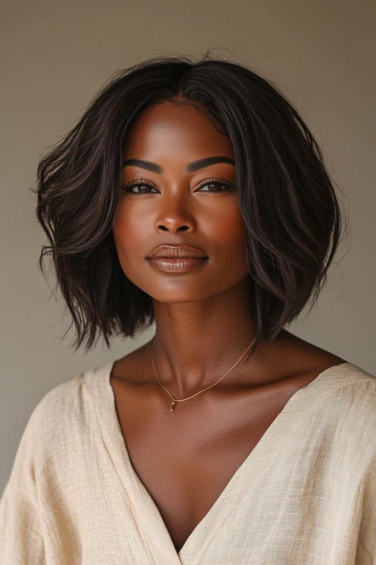Warm Caramel Bob