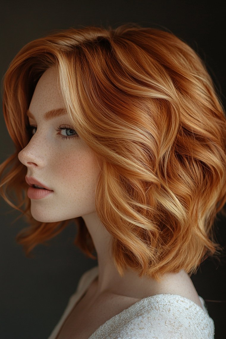 Warm Maple Ombre Curls